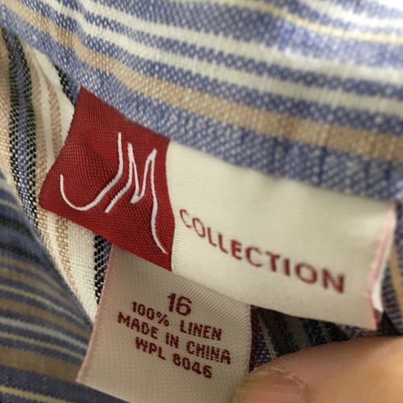 FINAL MARKDOWN NWOT JM Collection Cropped Slacks (16) - Picture 3 of 3